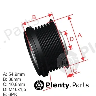 ZM ZM96.000.70 — Alternator Freewheel Clutch OAP/OWC Pulley