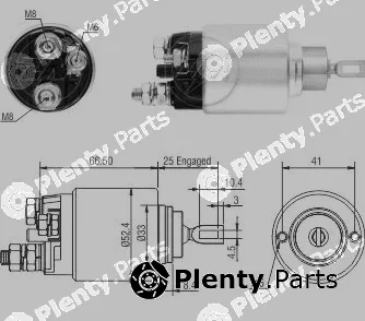 ZM ZM2-382 — Solenoid Switch, starter Solenoid Switch