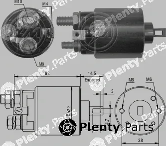 ZM ZM2-716 — Solenoid Switch, starter Solenoid Switch