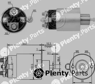 ZM ZM1-995 — Solenoid Switch, starter Solenoid Switch