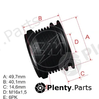 ZM ZM96.000.37 — Alternator Freewheel Clutch OAP/OWC Pulley