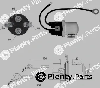 ZM ZM428 — Solenoid Switch, starter Solenoid Control Relay
