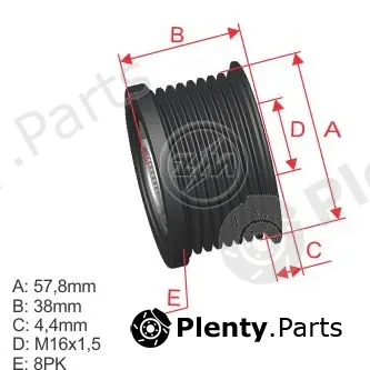 ZM ZM96.000.09 — Alternator Freewheel Clutch OAP/OWC Pulley