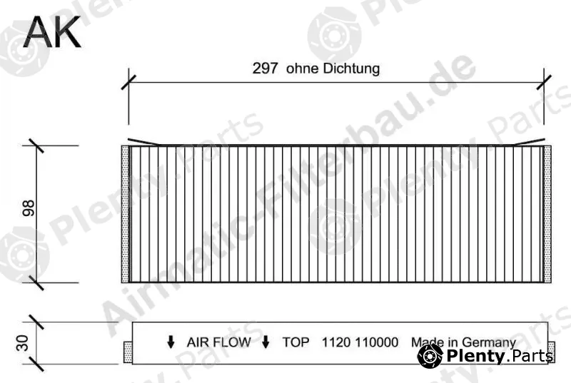 Airmatic IF1120SB — Filter, cabin air Bio Functional