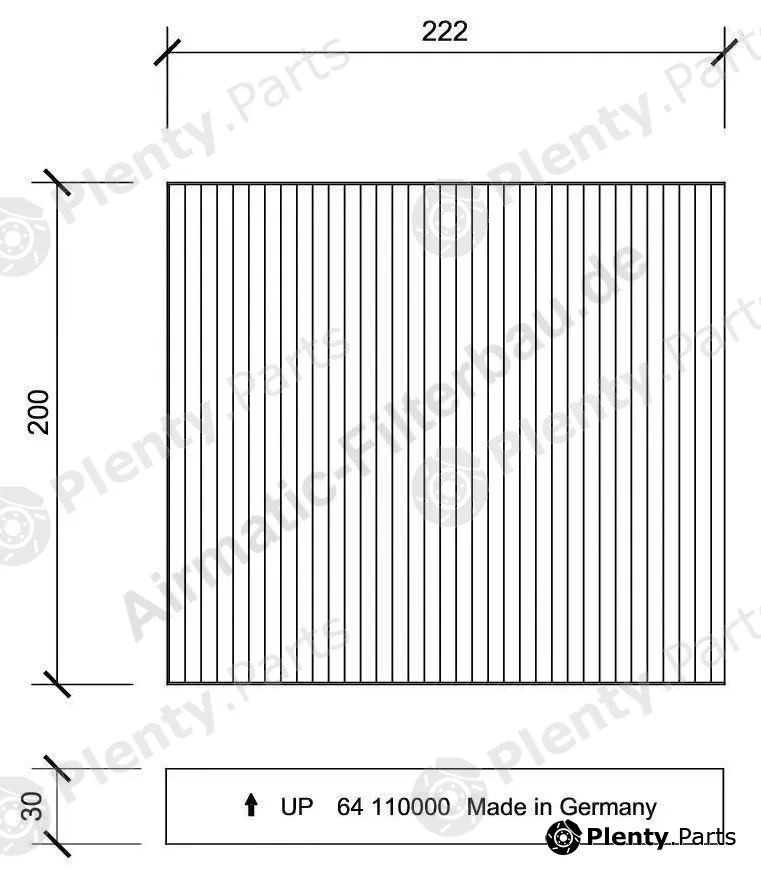 Airmatic IF0064 — Filter, cabin air