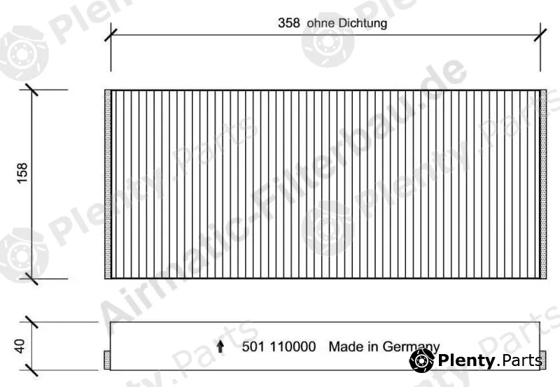 Airmatic IF0501 — Filter, cabin air