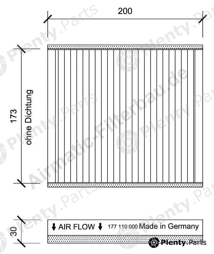 Airmatic IF1177 — Filter, cabin air