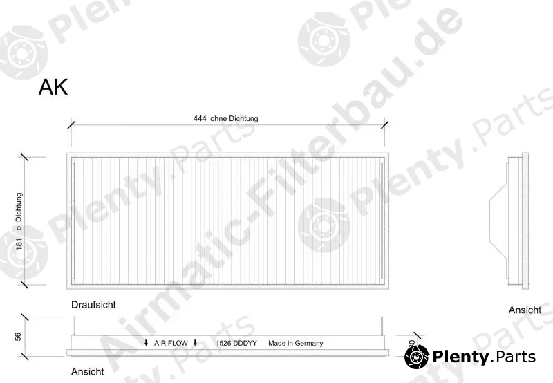 Airmatic IF1526 — Filter, cabin air