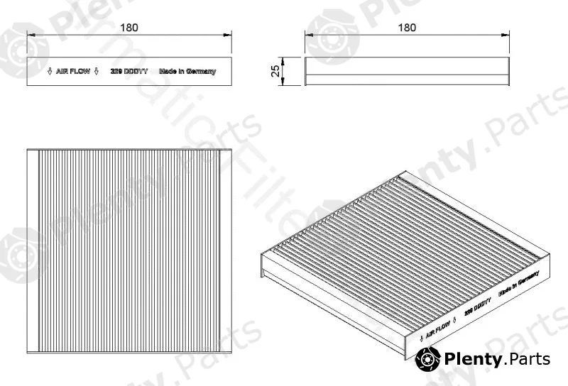 Airmatic IF0329 — Filter, cabin air
