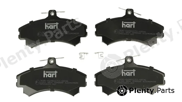Hart 230956 — Brake Pad Set, disc brake