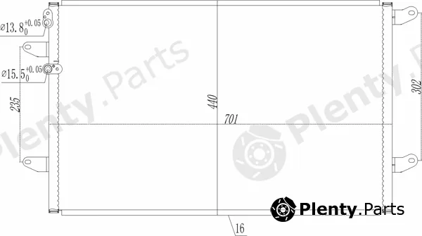 Hart 619546 — Condenser, air conditioning