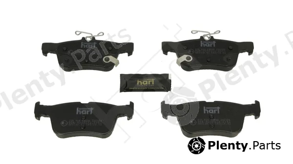Hart 256958 — Brake Pad Set, disc brake PREMIUM LINE