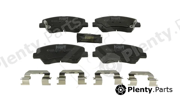 Hart 256943 — Brake Pad Set, disc brake PREMIUM LINE