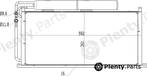 Hart 623855 — Condenser, air conditioning