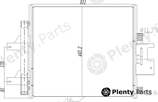 Hart 631260 — Condenser, air conditioning