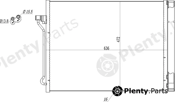 Hart 613794 — Condenser, air conditioning