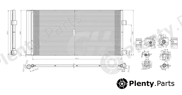 Hart 611224 — Condenser, air conditioning