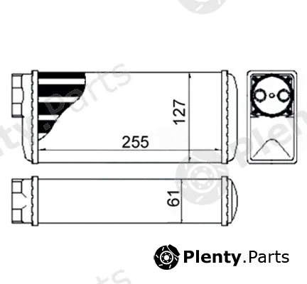 Hart 631092 — Heat Exchanger, interior heating