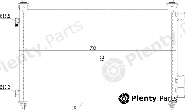 Hart 623928 — Condenser, air conditioning