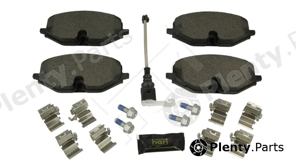Hart 260809 — Brake Pad Set, disc brake PREMIUM LINE