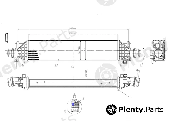 Hart 620805 — Charge Air Cooler
