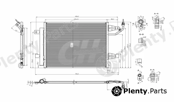Hart 612252 — Condenser, air conditioning