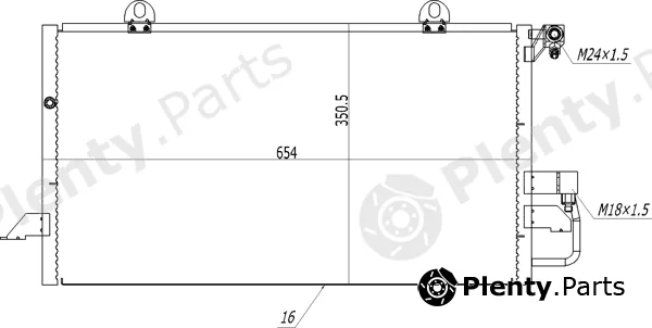 Hart 636960 — Condenser, air conditioning