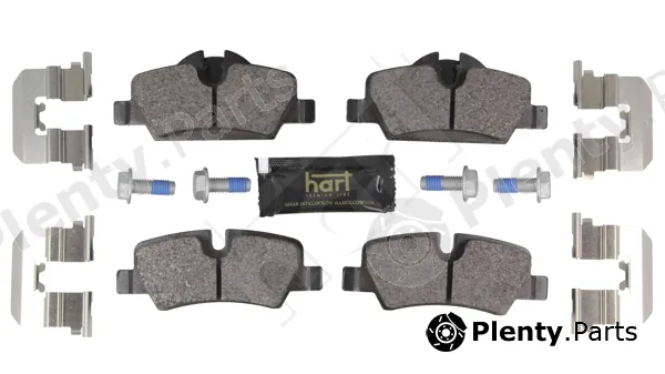 Hart 261833 — Brake Pad Set, disc brake PREMIUM LINE