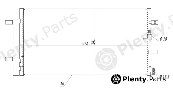 Hart 621529 — Condenser, air conditioning