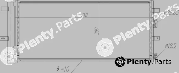 Hart 621654 — Condenser, air conditioning