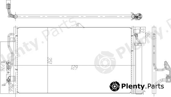 Hart 623860 — Condenser, air conditioning