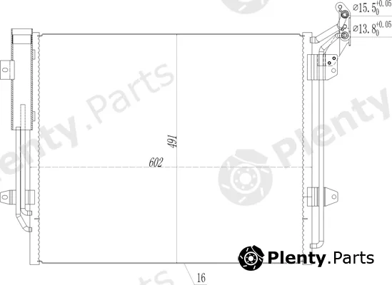 Hart 619536 — Condenser, air conditioning