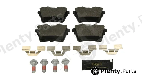 Hart 252312 — Brake Pad Set, disc brake PREMIUM LINE