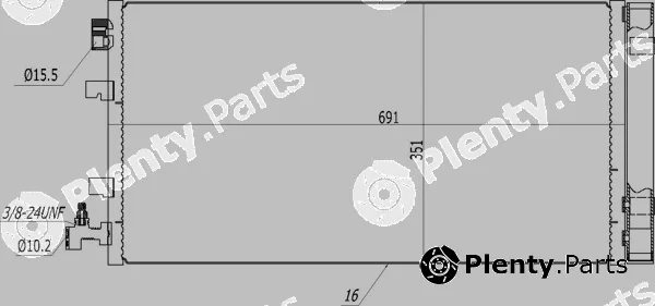 Hart 619530 — Condenser, air conditioning