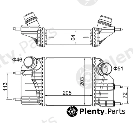 Hart 630306 — Charge Air Cooler