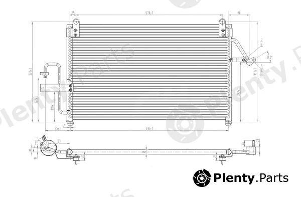 Hart 605890 — Condenser, air conditioning