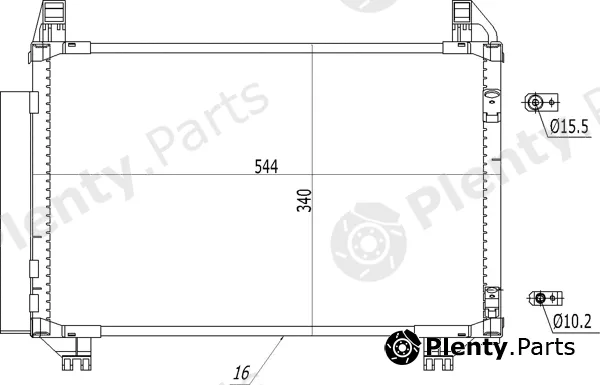 Hart 636920 — Condenser, air conditioning