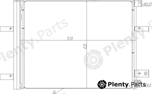 Hart 645275 — Condenser, air conditioning