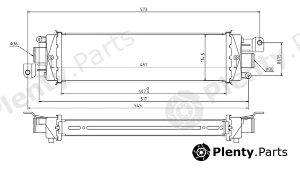 Hart 636909 — Charge Air Cooler