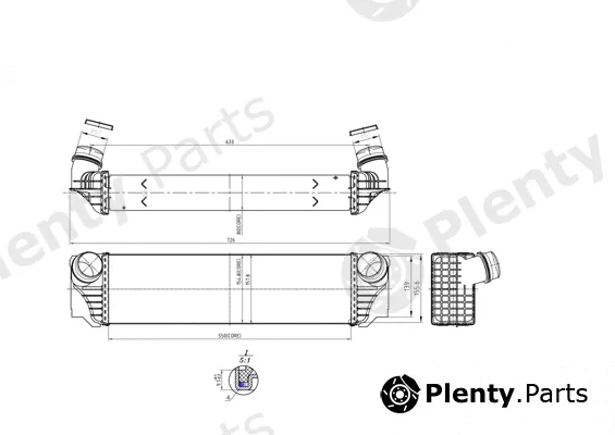 Hart 616623 — Charge Air Cooler