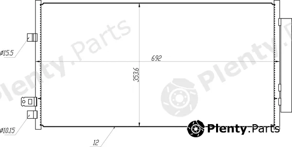Hart 641068 — Condenser, air conditioning