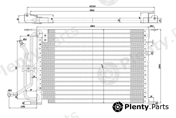 Hart 606542 — Condenser, air conditioning