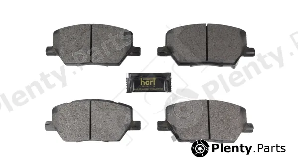 Hart 261759 — Brake Pad Set, disc brake PREMIUM LINE