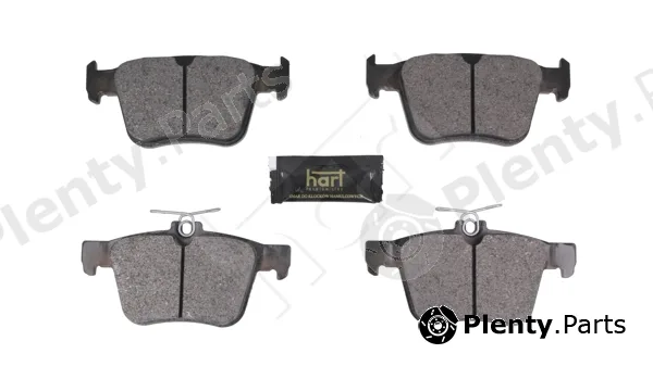 Hart 261787 — Brake Pad Set, disc brake PREMIUM LINE