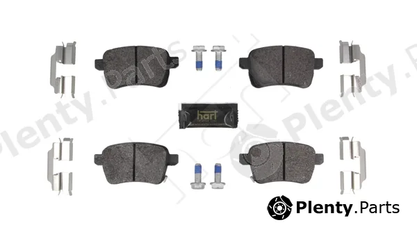 Hart 261740 — Brake Pad Set, disc brake PREMIUM LINE