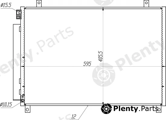 Hart 645302 — Condenser, air conditioning