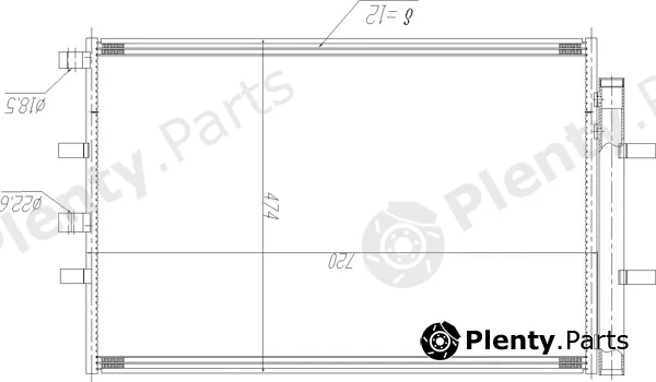 Hart 621602 — Condenser, air conditioning