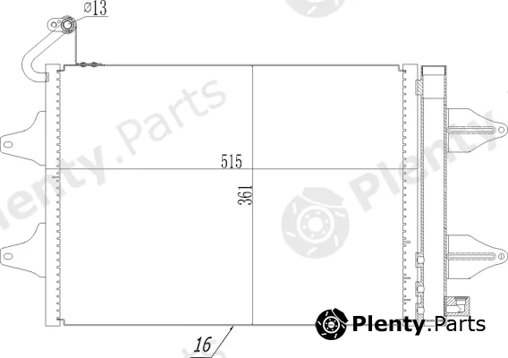 Hart 603518 — Condenser, air conditioning