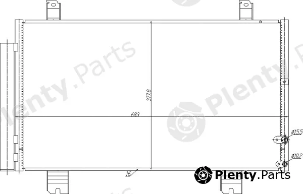Hart 631262 — Condenser, air conditioning