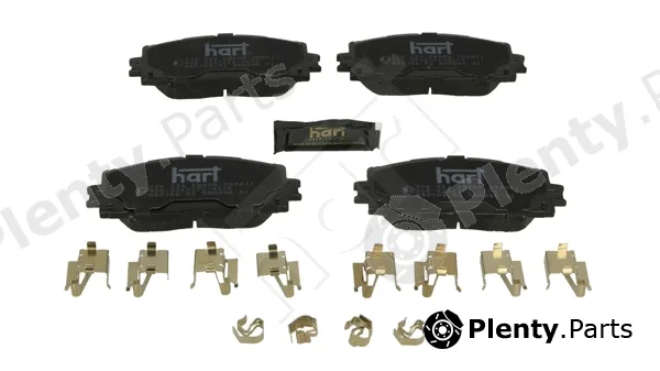 Hart 256524 — Brake Pad Set, disc brake PREMIUM LINE